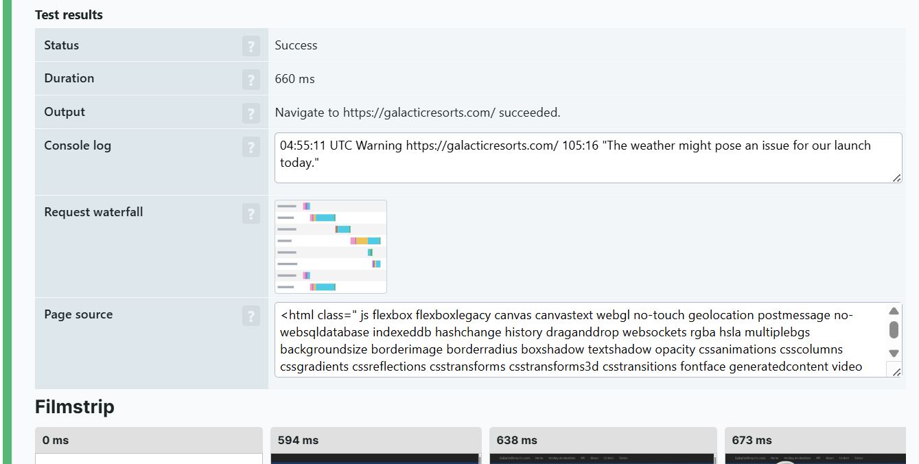 Resultaten Details van de controle voor een transactiecontroleregel