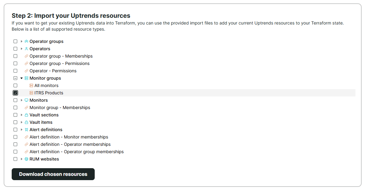 Importblokken voor een individuele resource in Terraform Hub
