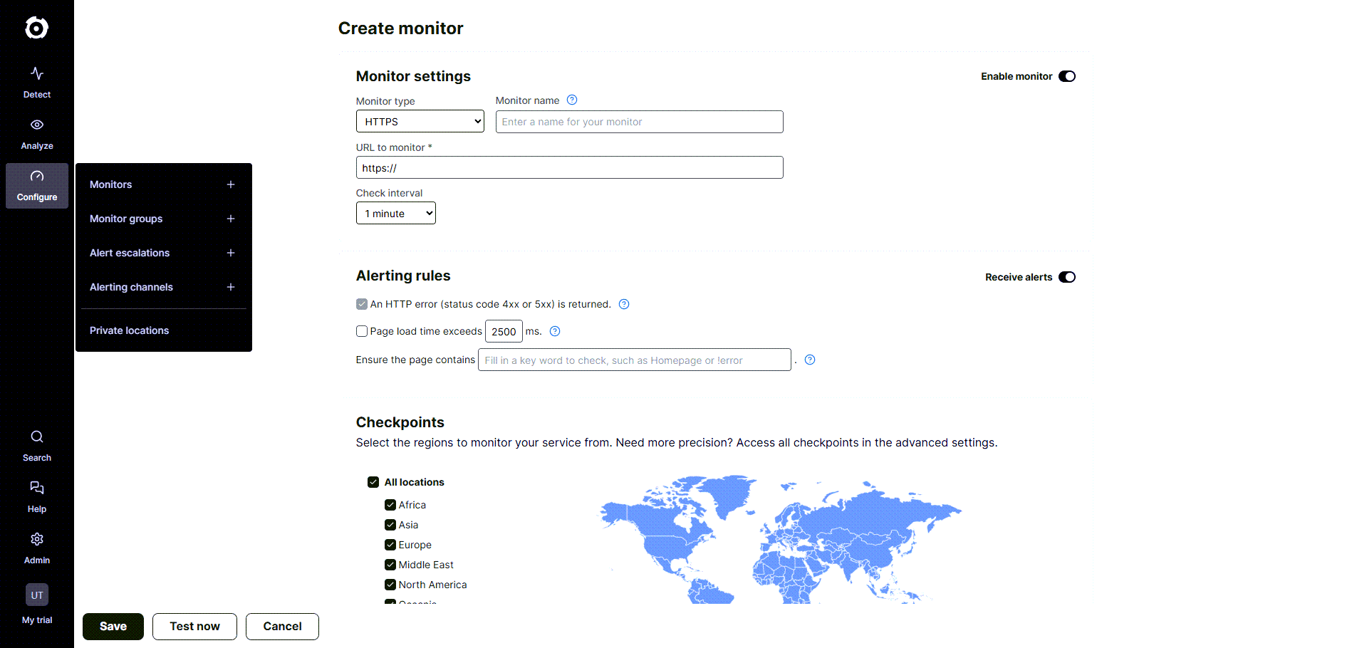 Moderne webapplicatie-interface