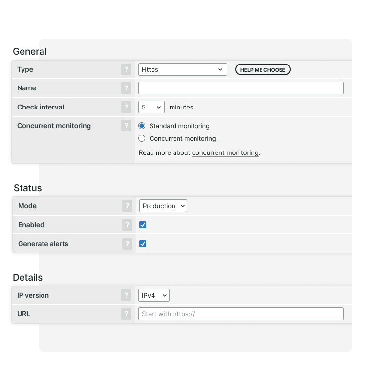 Geavanceerde instellingen van HTTPS Webservice-controleregel